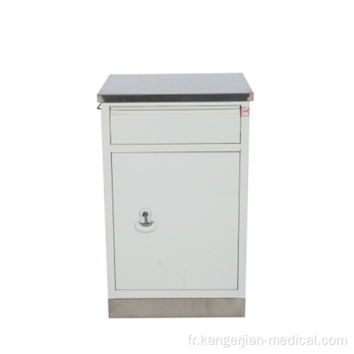 ABS Medical Furniture Hospital High Quality 304 # Table d&#39;armoire de chevet en acier inoxydable